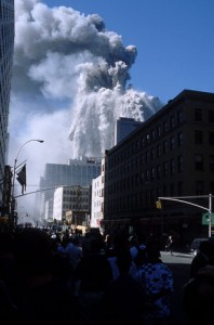 Twin Towers collapsing