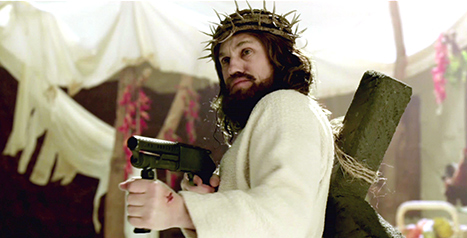 Jesus machine gun