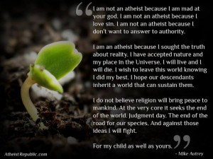 I am not an atheist