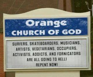 Orange church