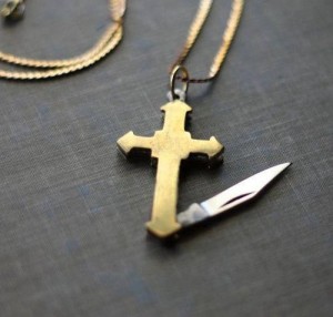 crucifix knife